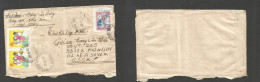 INDOCHINA. 1982 (20 March) North Vietnam. Trancao - Czech Republic. Color Multifkd Envelope At 2,30d Rate. VF, Tied Cds. - Autres - Asie