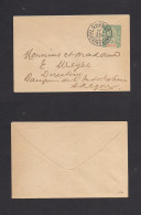 INDOCHINA. 1896 (1 Jan) Cholon - Saigon. 5c Green Small Stat Env, Cds. VF Usage. - Altri - Asia