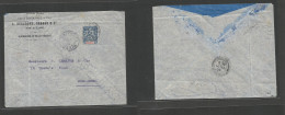 INDOCHINA. 1904 (11 Nov) Haipong - Hong Kong (16 Nov) Single 25c Sage Issue Fkd Comercial Envelope. Better Dest. - Altri - Asia