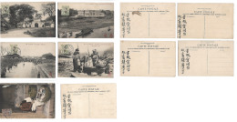 INDOCHINA. 1910. Hathinh. 5 Better Pre-cancelled Early Photo Cards. Annam. - Altri - Asia