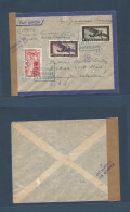 INDOCHINA. 1941 (24 Oct) Dalat / Annam - USA, Hilmington, DE. Air Multifkd Envelope Via Singapore + Pacific Clipper With - Altri - Asia