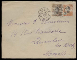 INDOCHINA. 1924 (19 Jan). Thainbuyen - France. 4c Stat Env + 1c Adtl / Cds. Fine. Nice Cds. - Altri - Asia