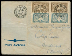 INDOCHINA. 1950 (25 April). Dalat - France. Air Multifkd Env. Lovely Postmark. - Autres - Asie