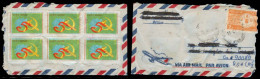 INDOCHINA. 1972. Dalat - USA. Air Fkd Env + Vietnam Postal Censor. Reverse X6 Block. Scarcely Seen. - Autres - Asie