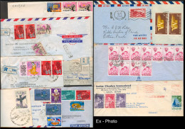 INDOCHINA. 1950/70's. 49 Items Of Postal History / Fkg / Cachets, Incl Vietcongs / Agressions / Reg Mail. Mostly Used To - Autres - Asie