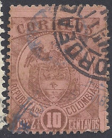 COLOMBIA 1898-02 - Yvert 116° - Stemma | - Kolumbien