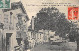 CPA 11 CARCASSONNE / MOULIN DU ROI / MINOTERIE A CYLINDRES ET BOULANGERIE JEAN MAYMOU - Carcassonne