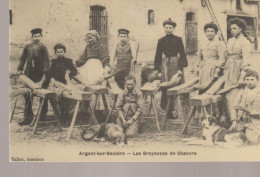 C.P.  - ARGENT SUR SAULDRE - LES BROYEUSES DE CHANVRE - REPRODUCTION - CECODI - C'ETAIT LA FRANCE - 845 - Argent-sur-Sauldre