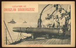 I. VH "Torpedo" Oroszlán Sósborszesz Reklám. A Képes Újság Felvételei / WWI Austro-Hungarian K.u.K. Military, Advertisem - Guerra, Militari