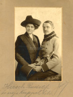 1911. Strelisky : Hirsch Rudolf és Neje Kappel Lili, Régi Fotó 19*12 Cm - Ancianas (antes De 1900)