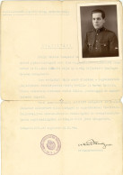 1931-41. Králik Bonifác Gépkocsizó Tanosztály 4 Db Irat + Fénykép, Az Egyiken Vitéz Pettendy Elemér Aláírás - Guerra, Militari