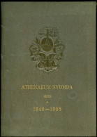 Athenaeum Nyomda 1948-1958. Bp., Nyomdai Technikákat Is Bemutató 25 Oldalas Kiadvány - Ohne Zuordnung