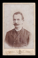 TORDA 1890. Ca. Botár : Férfi, Visit Fotó - Old (before 1900)