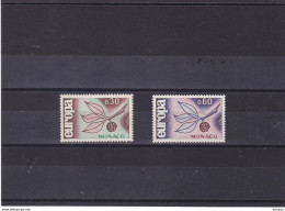 MONACO 1965 EUROPA Yvert 675-676, Michel 810-811 NEUF** MNH Cote 5 Euros - Unused Stamps