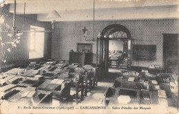 CPA 11 CARCASSONNE / ECOLE SAINTE GRACIEUSE (1906-1907) SALLE D'ETUDES DES MOYENS - Carcassonne