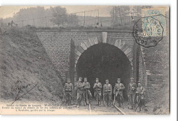 CPA 54 Les Grèves Du Bassin De Longwy - Mont St Martin Entrée Du Tunnel De Chemin De Fer Des Aciéries - Mont Saint Martin