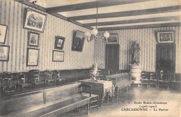 CPA 11 CARCASSONNE / ECOLE SAINTE GRACIEUSE (1906-1907) LE PARLOIR - Carcassonne