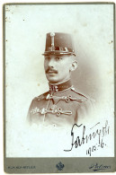 FABINYI Béla 1873-1944. Aláírt Katona Portré Fotó, C.Pietzner , Wien 1905. - Anciennes (Av. 1900)