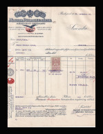 BUDAPEST 1936-38. 3db, Dekoratív, Céges, Fejléces Számla - Unclassified