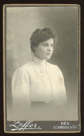 DÉS / SZAMOSÚJVÁR 1910. Ca. Zeffer  : Hölgy, Visit Fotó - Old (before 1900)