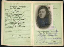 ÚTLEVÉL 1931. Izraelita Vallású Hölgy Részére PASSPORT - Ohne Zuordnung