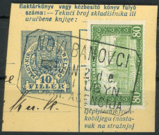 POSTAÜGYNÖKSÉG Bélyegzés NOVIBANOVCI - Lettres & Documents