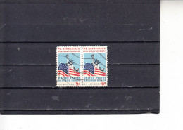 STATI UNITI  1966 -  Yvert  813° (x 2) -  Libertà - Used Stamps