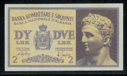 P2731 - ITALIAN OCUPATION OF ALBANIA, PAPER MONEY DUE LEK, ITALIAN CAT. OL 64 VF ++ - Sonstige – Europa