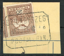 POSTAÜGYNÖKSÉG Bélyegzés SZILÁGYSZEG - Storia Postale