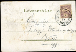 1900. Litho üdvözlő Képeslap, Pinkafő-Szombathely Mozgóposta Bélyegzéssel - Covers & Documents