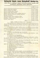 GYÖNGYÖS 1869. Érdekes Postázott Nyomtatvány A Gyöngyös Gyógyfürdő és Gyógyvízzel Kapcsolatban! Ritka, Teljes Darab (nem - Brieven En Documenten
