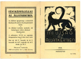 Mi újság Az állatkertben? 1935. Augusztus, Ismertető Fotókkal - Ohne Zuordnung