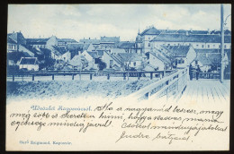 KAPOSVÁR 1899.  Régi Képeslap, Látkép - Ungheria