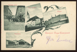 NAGYKANIZSA 1900.  Régi Képeslap - Hungría