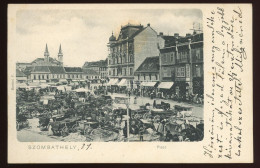 SZOMBATHELY 1903.12.31.  Piac, Régi Képeslap - Hungary