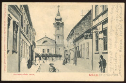 PÉCS 1900. Régi Képeslap - Hongarije