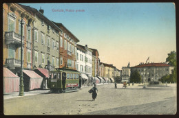 GORIZIA 1910. Villamos, Régi Képeslap - Ungheria