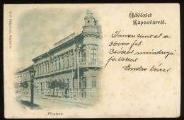 KAPOSVÁR 1899. Régi Képeslap - Hungría