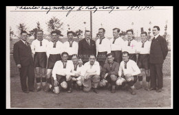 SPORT LABDARÚGÁS 1938. MAGYARSÁG  SE - Dunakeszi A Vasutas Bajnokság 2. Helyezettje, Fotós Képeslap - Ungheria