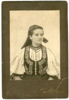 BESZTERCE 1910. Ca. Rosu : Népviselet, Régi Fotó 20*14 Cm - Ancianas (antes De 1900)