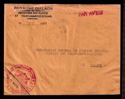LAOS. 1965. Official Airmail To Switzerland. - Laos