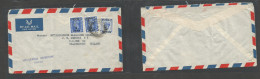 KUWAIT. 1952 (12 Feb) GPO - Netherlands, Vlaardingen. Air Multifkd Env, Ovptd Usage Tied Cds. Comercial Envelope. Abdulr - Koweït