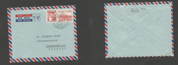 KUWAIT. 1959 (10 May) GPO - Germany, Nordhausen, Harz. Air Multifkd Envelope With Contains. Fine. - Kuwait