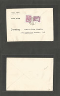 KOREA. 1961 (19 April) Waegoan - Germany, Angsburg. Catholic Mission. PM Rate Fkd Env. Fine. - Korea (...-1945)