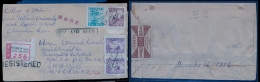 KOREA. 1954 (31 Dec). Kwanohwa Moon Seoul - Japan / Kobe. Reg Air Multifkd Env + Opened At Reverse / Sealed By Ministry  - Corea (...-1945)