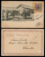 KOREA. 1903 (2 May). Seoul - Chemulpo. Fkd PPC / Ovptd. Issue / Cds / Italian Cruisera Calabria / Rusian Jap. - Korea (...-1945)