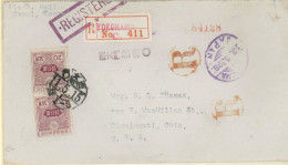 KOREA. 1922. Registered Envelope. Seoul To USA. VF. - Corea (...-1945)