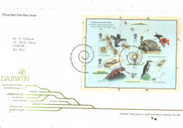 Great Britain 2009 ,  Charles Darwin, FDC With S/S - Other & Unclassified