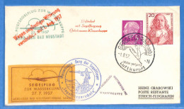 Allemagne Republique Federale 1957 - Lettre Par Avion De Gersfeld - G30955 - Brieven En Documenten