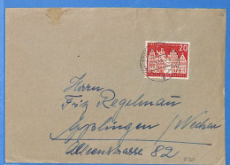 Allemagne Republique Federale 1956 - Lettre De Stuttgart - G30950 - Briefe U. Dokumente